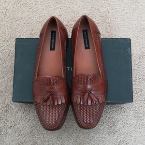 Bostonian Montgomery Tan Weave Tassle Men's Loafer